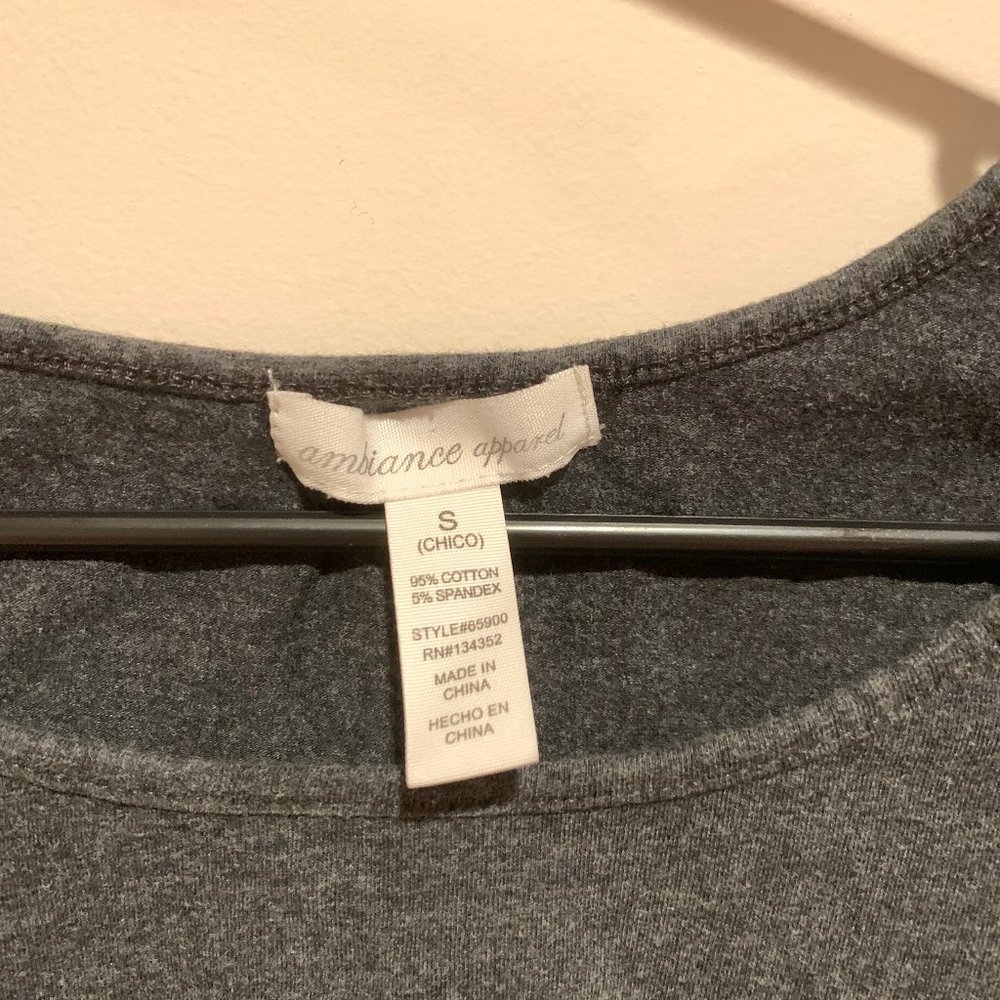 Gray Crop Top - Picture 2 of 3